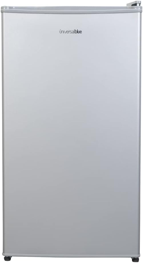 UNIVERSALBLUE Mini-réfrigérateur INOX | Petit Réfrigérateur 84L | Sous le comptoir | Porte réversible | Mini-bar