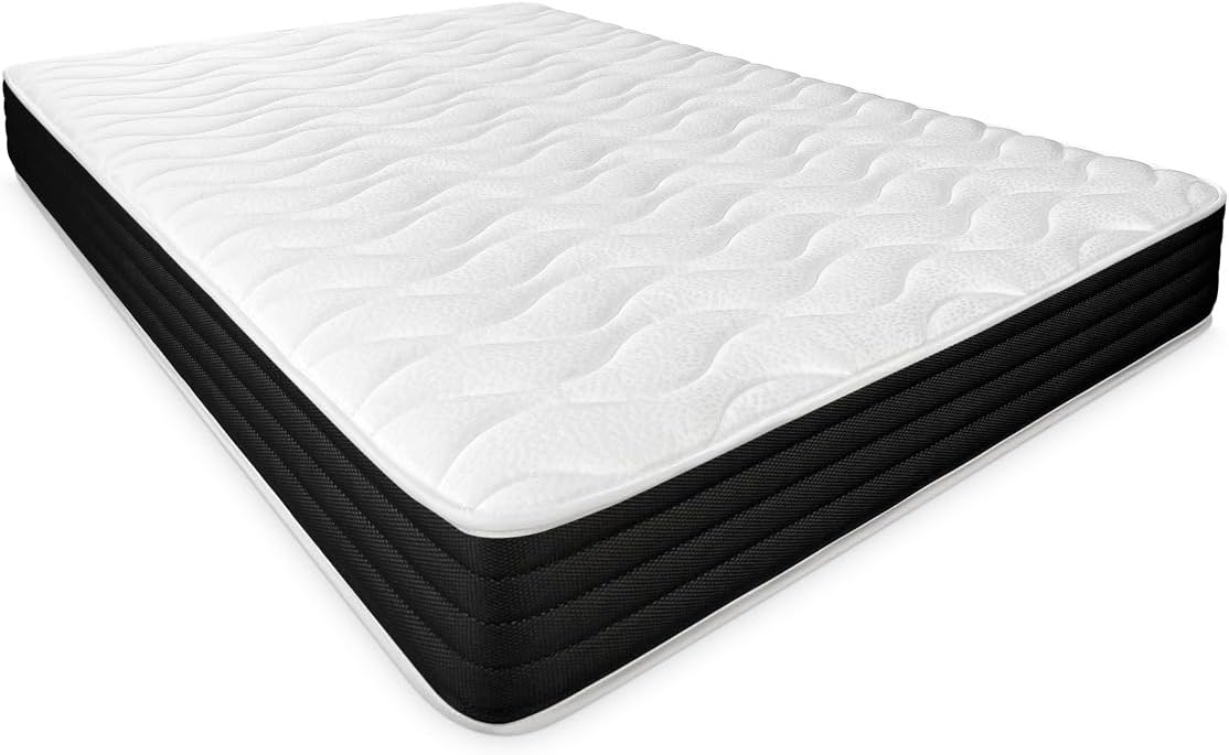 DUERMET ONLINE - Matelas Viscoélastique Réversible Visco à Poches (Côté Hiver-Été) Fermeté-Dureté Moyenne-Haute, Épaisseur 20cm, Anti-acariens, Antibactérien et Hypoallergénique, 150x190