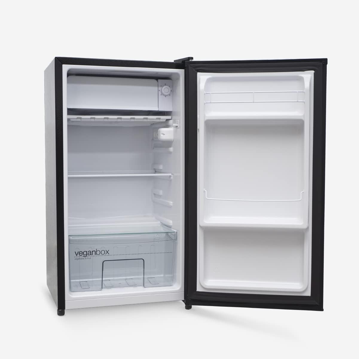 UNIVERSALBLUE Mini-réfrigérateur INOX | Petit Réfrigérateur 84L | Sous le comptoir | Porte réversible | Mini-bar