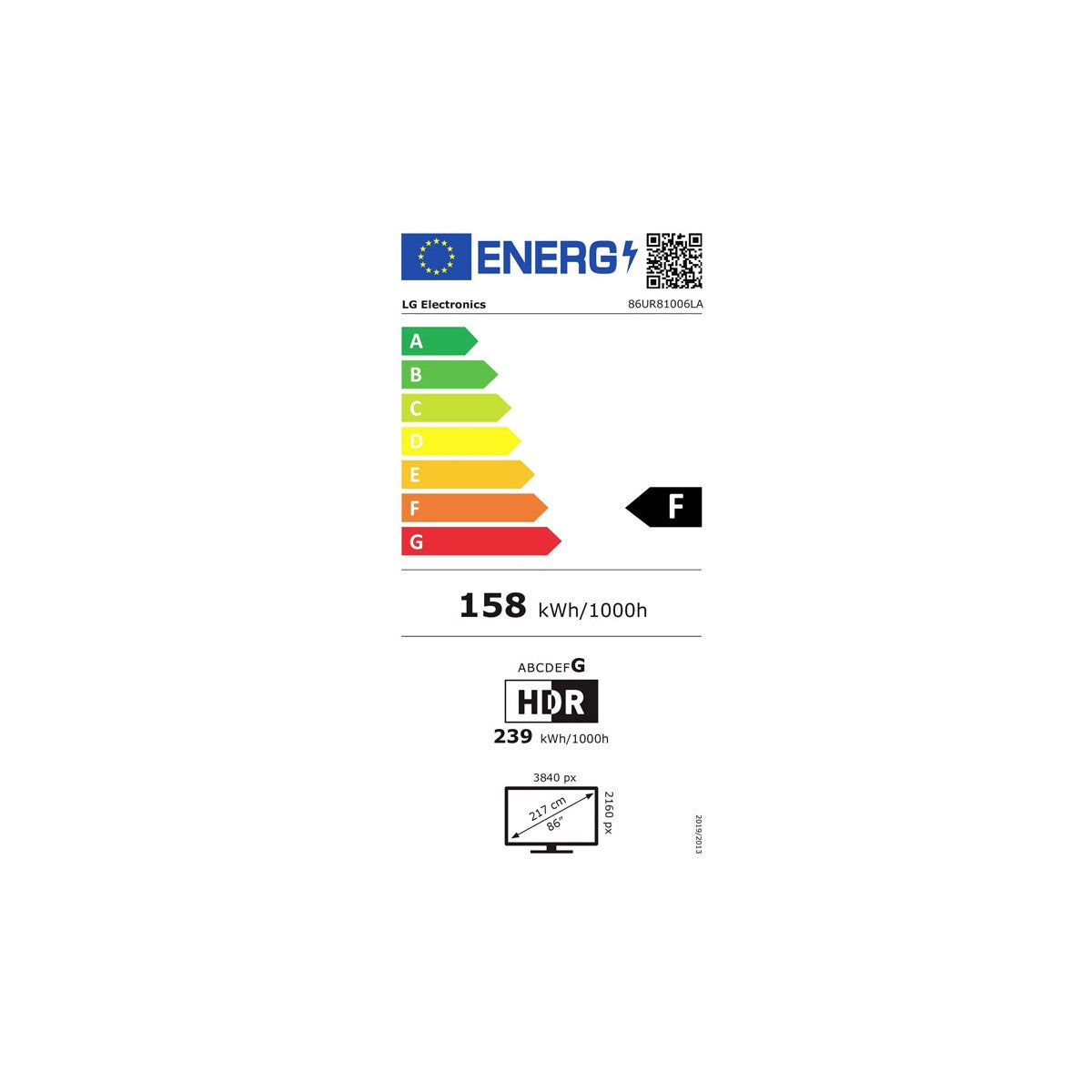 TELEVISION LG 86UR81006LA 86" UHD SMART TV LED